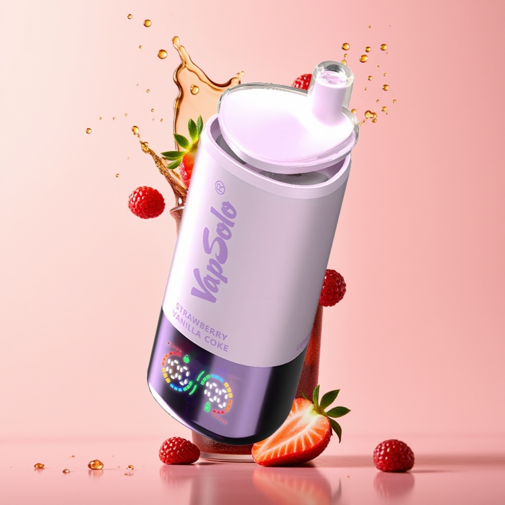 Vapsolo Triple 30000 Puffs Jednokratna Vape Jagoda Vanilija Koka 40ml