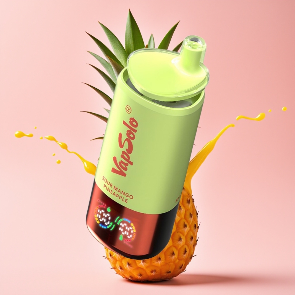 Vapsolo Triple 30000 Puffs Jednokratna Vape Kiselo Mango Ananas 40ml