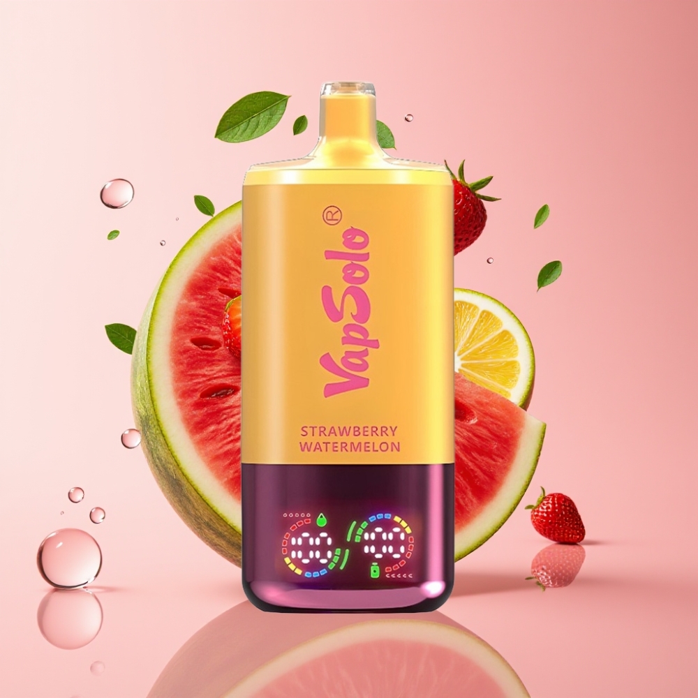 Vapsolo Triple 30000 Puffs Jednokratna vape jagoda lubenica & limun breskva 40ml