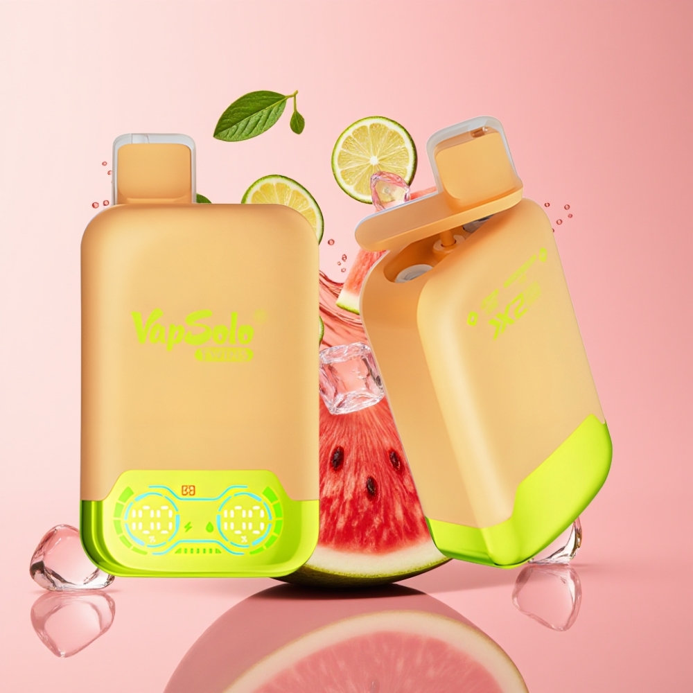 Vapsolo Twins 20000 Puffs Jednokratna Vap Limeta Lubenica Led 40 ml