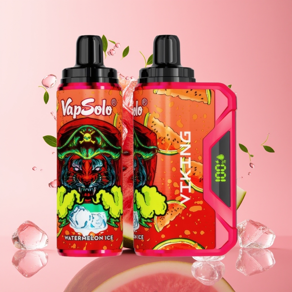 VapSolo VIKING 12000 Puffova Jednokratna Vape Lubenica Led 22ml