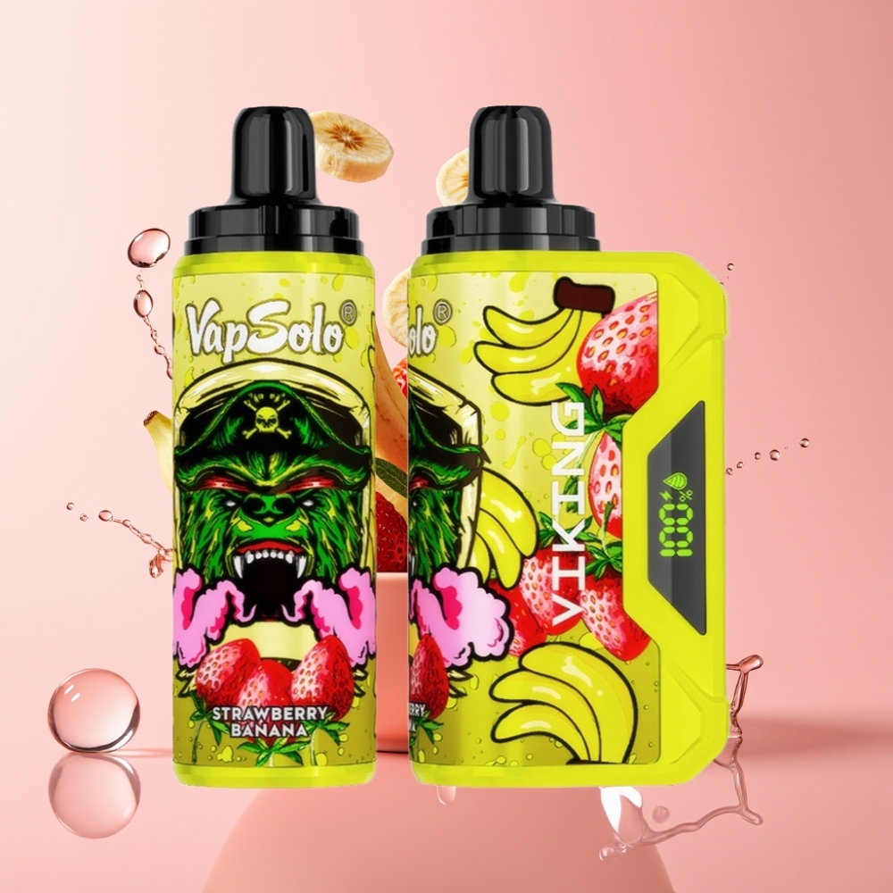 VapSolo VIKING 12000 Puffs Disposable Vape Jagoda Banana 22ml