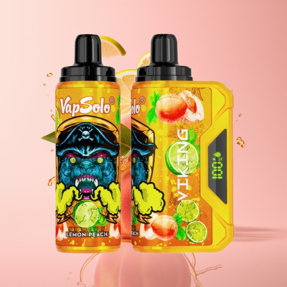 VapSolo VIKING 12000 Puffs Jednokratna Vape Limun Breskva 22ml