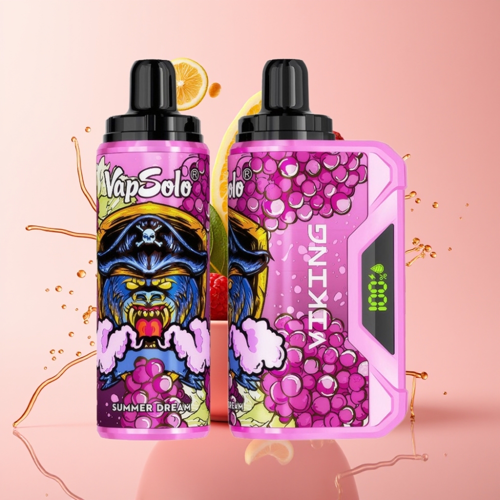 VapSolo VIKING 12000 Puffs Jednokratna Vape Ljetni San 22ml VapSolo VIKING 12000 Puffs Jednokratna Vape Tip-C