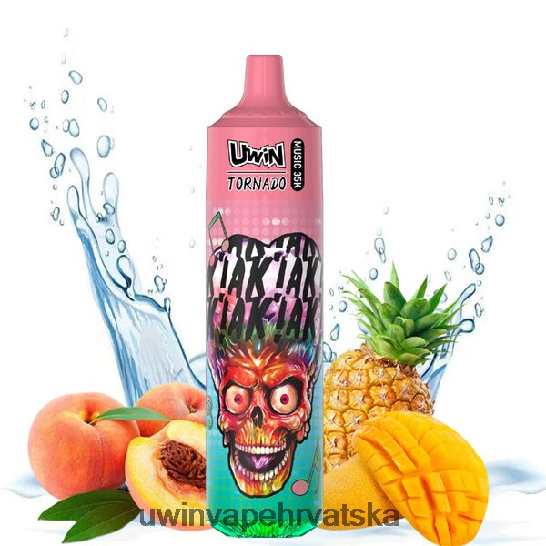 UWIN Vape Crystal - UWIN CRYSTAL Vape za jednokratnu upotrebu od 35k breskva mango ananas DDB0N025