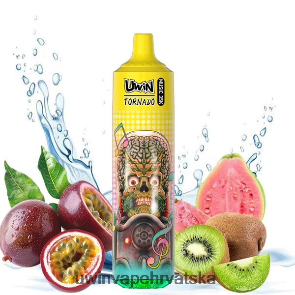 UWIN Vape Hrvatska - UWIN CRYSTAL Vape za jednokratnu upotrebu od 35k kivi marakuja guava DDB0N023